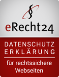 eRecht24 Datenschutzerklärung für rechtssichere Websites